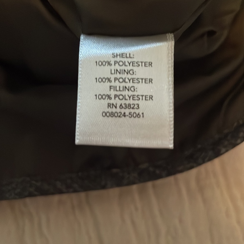 Christopher & Banks grey/charcoal vest. See pictures for pattern. Like new Small - Picture 6 of 8